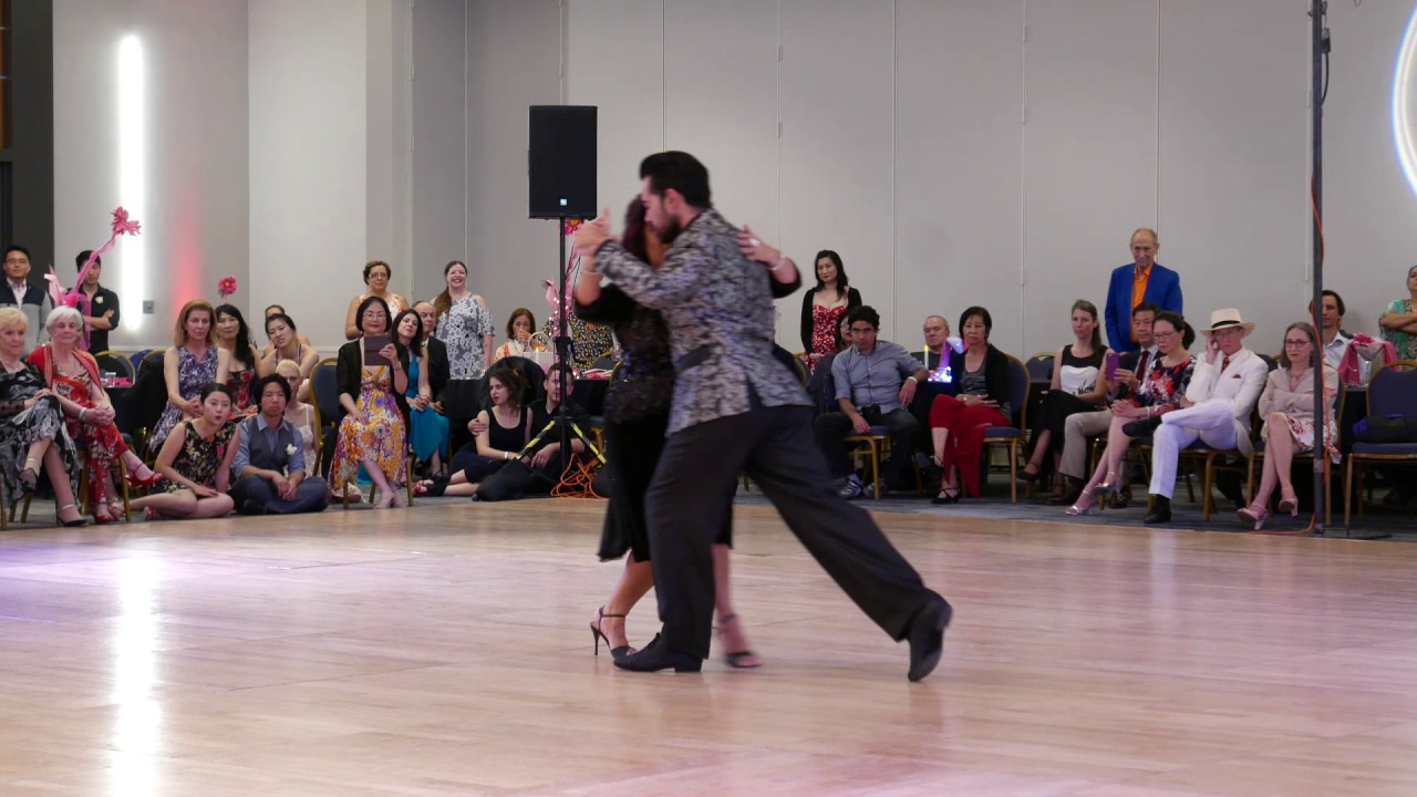 Leonardo Sardella and Graciela González at Nora's Tango Week 2017 June 30 Tango Demo 1/4