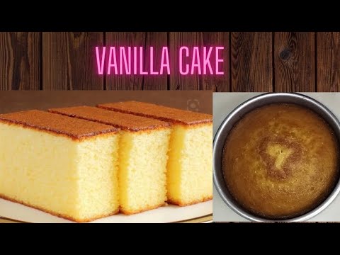 Vanilla sponge cake | Cake recipe | Simple vanilla cake | Best cake recipe
