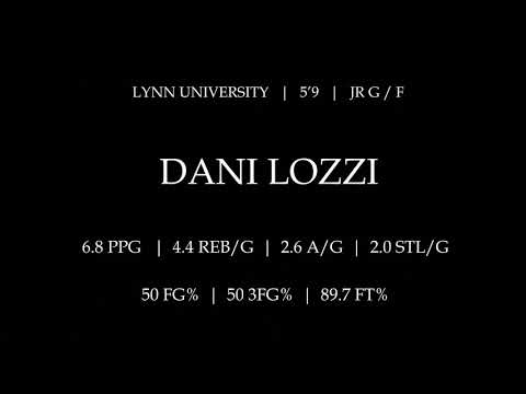 Dani Lozzi Junior Year Highlights 2019-20