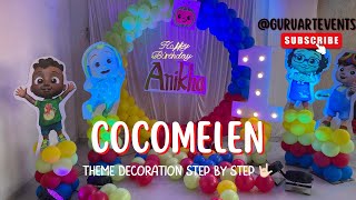 Cocomelen theme birthday Decoration | #1stbirthday party cocomelen Decoration | @guruartevents
