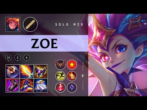 Zoe Mid vs Kassadin - VN Grandmaster Patch 25.24