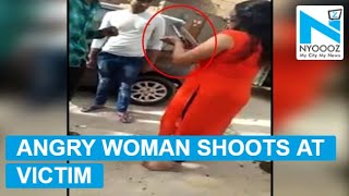 Gurgaon woman shoots at auto driver for not giving way, held