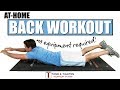 At Home Back Workout -  No Equipment Required