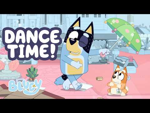 Bandit's Happy Dance ☺️ | Move Around with Dad + MORE Fun! 🤩 💙 | Bluey