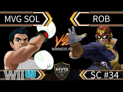 MVG Sol (Little Mac) vs  ROB (Captain Falcon) SSB4 Winners R3 - Smash Wii U