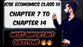 Economics Icse class 10 important Questions| Commercial Bank| Central Bank |Inflation icse class 10|