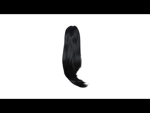 Hair2Wear Christie Brinkley Clipin Pony  13" Black