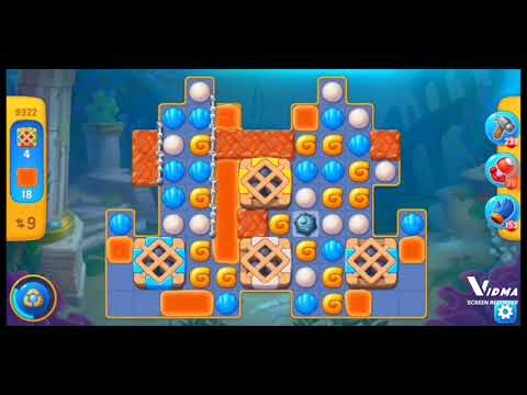 Fishdom. 9322 level no boosters and diamonds. 15 moves