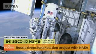 Russia drops lunar station project with NASA - Today's Breaking NEWS Now