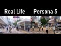 Persona 5 Real Life Location (Shibuya) Comparison Persona 5 Real Life Location (Shibuya) Comparison