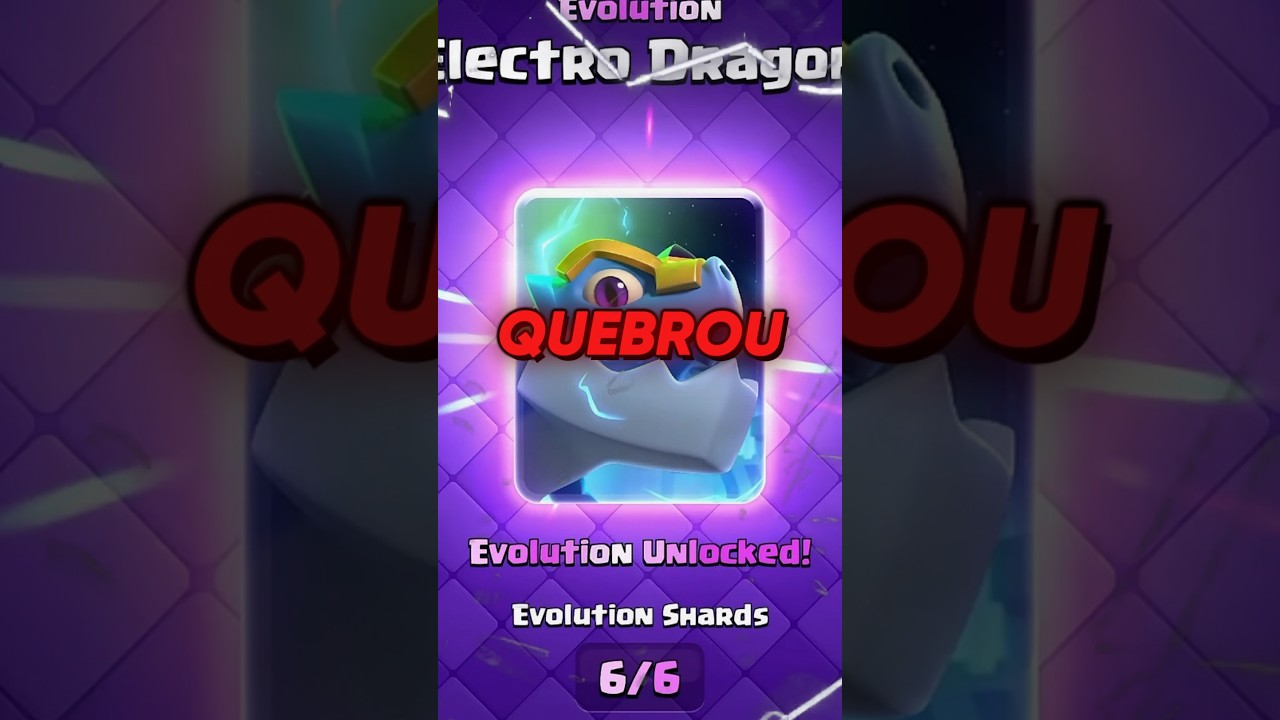 ESSA EVOLUÇÃO QUEBROU O CLASH ROYALE!
