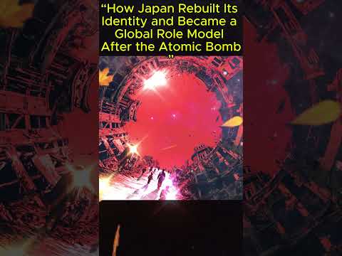 How Japan Rebuilt Its Identity After the Atomic Bomb|From Ashes to Inspiration: Japan’s New Identity