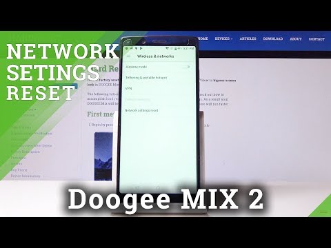 How to Reset Network Settings in DOOGEE Mix 2 - Restore Wi-Fi Settings