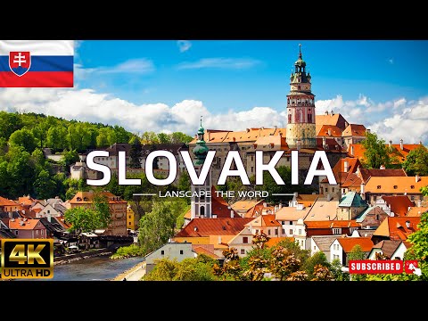 FLYING OVER SLOVAKIA 4K UHD - Wonderful Natural Landscape With Calming Music For New Fresh Day