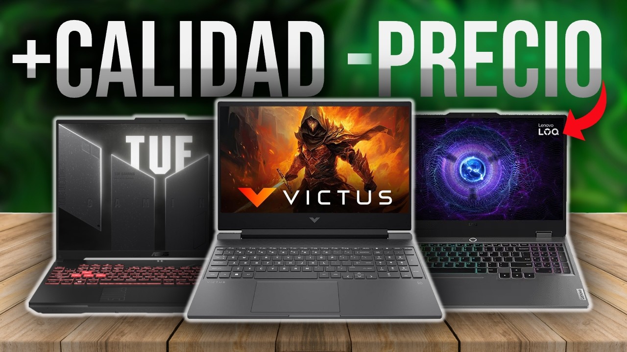 Las Mejores Laptop Gamer MAS BARATAS y BUENAS para COMPRAR en 2026 (Calidad Precio)