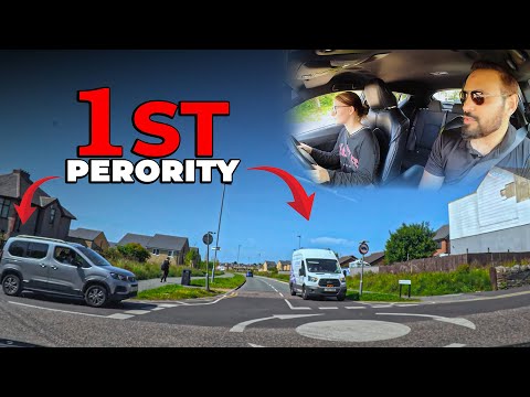 Who Has the Priority to Go First? | Mini Roundabout