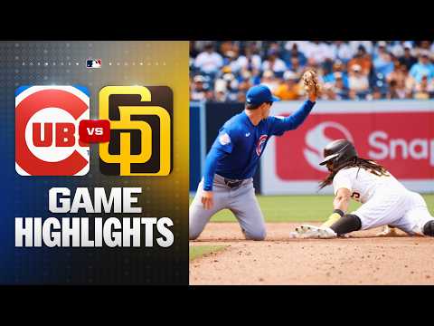 샌디에이고 VS 시카고컵스 4:5 MLB 스포츠하이라이트
