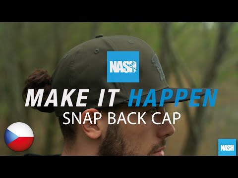 NASH - Šiltovka Make It Happen Snap Back Cap Fish Logo