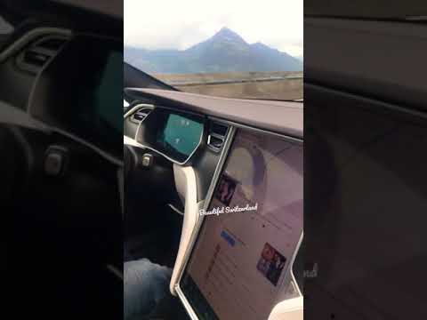 Longdrive with Tesla Model S Autopilot #switzerland #tesla #shorts