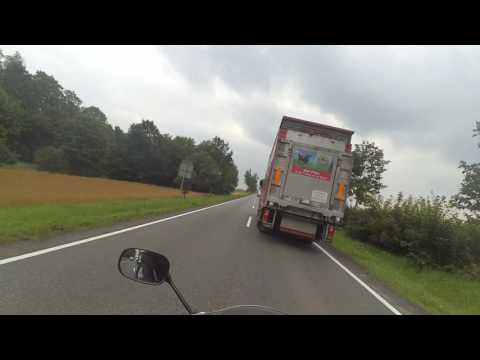 Szubin - Żnin motocyklem 160804 05 przejazd DK5