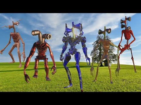 Team Siren Head Vs Siren Head level up boss Vs Hulk