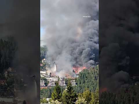 Video Thumbnail: Hundreds evacuate as fire destroys more than 100 homes in Norway