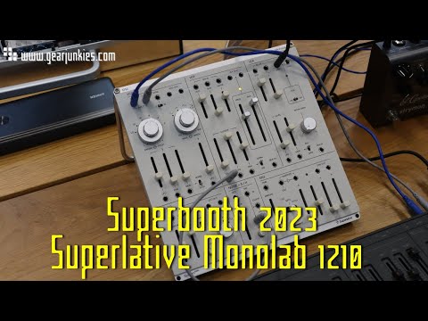 Superbooth 2023 - Superlative Monolab 1210 semi-modular synthesizer