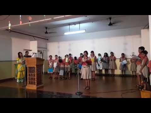 School assembly conducted by Std-VI C