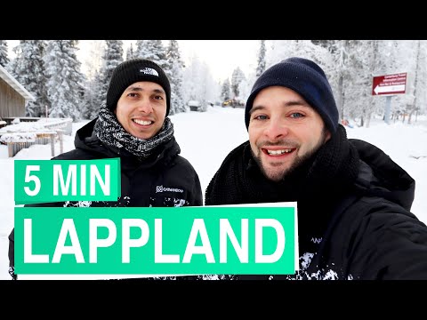 Lappland in 5 Minuten ❄ ✨ Auf den Spuren der Nordlichter in Finnland