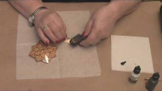 Maria Dellos Gourd Art- Metal Leafing Part 1