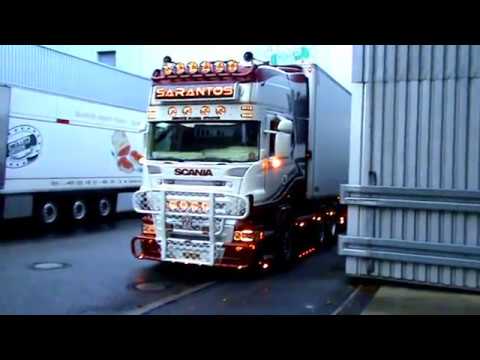 Scania R999 Sarantos Abfahrt von Pforzheim