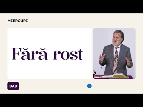 Fără rost | Iacob Coman