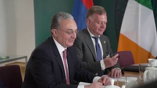 Զոհրաբ Մնացականյանը հանդիպեց Իռլանդիայի ԱԳ նախարարին