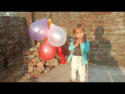 outdoor fun with balloon kids balloons ballon aman kids balloon#balloon kids#daddy