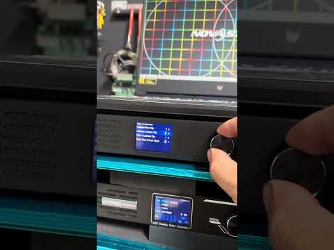 Manual configuration on the Vc and Vx lines of the NovaStar