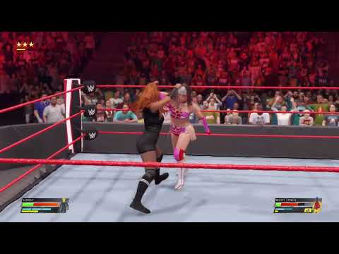 WWE 2K22: Sarray Vs. Becky Lynch (Legend Difficulty)
