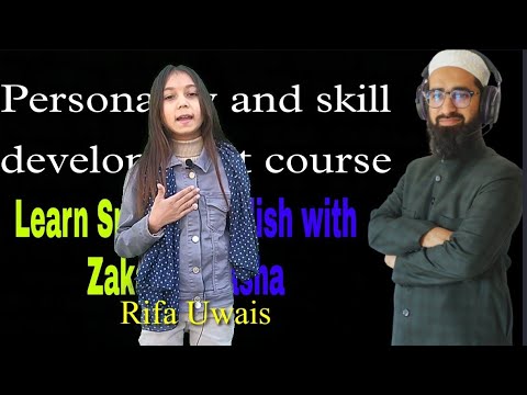 Rifa Uwais is introducing her self with a great accent. That is a result of 2 days.