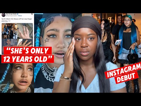 Soo 12 year old NORTH WEST makes her INSTAGRAM DEBUT