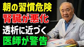 【医師が警告】朝の習慣で腎臓が壊れる…60代が絶対やめるべきNG行動3選