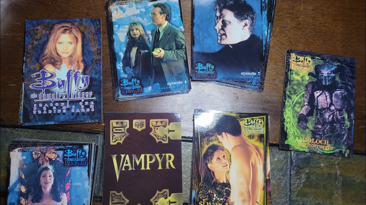 Season 1 of Buffy The Vampire Slayer Trading Cards Complete Set
