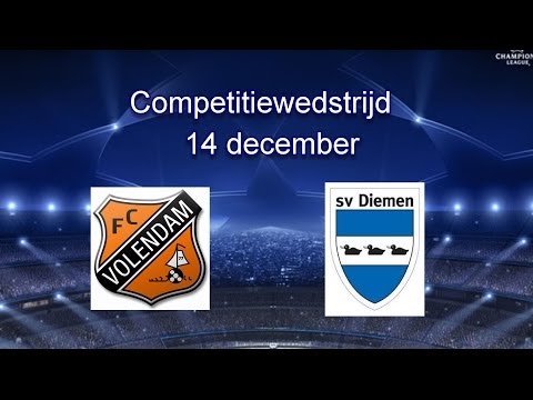 Volendam F1 - Diemen F1 (december 2013)