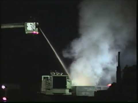 Dumpster Fire at 5100 Brookpark Road in Cleveland, Ohio  - Early 1991