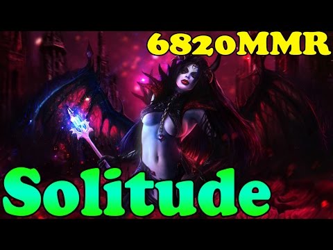 Dota 2 - Solitude 6820 MMR Plays Queen of Pain Vol 1# - Ranked Match Gameplay !