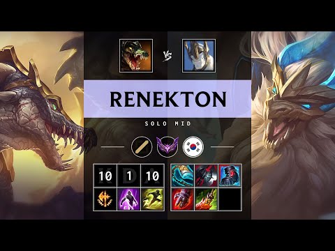 Renekton Mid vs Galio - KR Master Patch 25.21