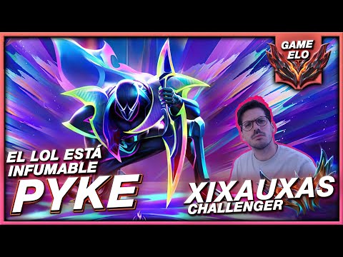 LA CRUDA REALIDAD DE UN PYKE PLAYER🔪| MI ADC ME TROLEA Y ME PONGO A FLAMEAR 😡ESO ESTA FEO | Xixauxas