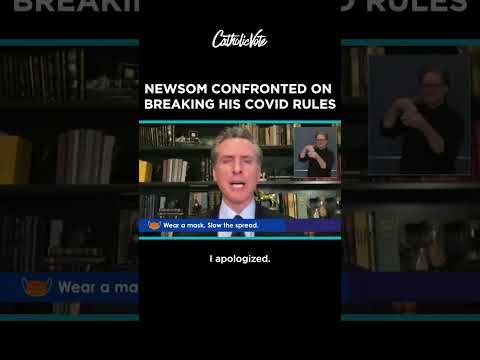 Newsom Confronted On Breaking His Covid Rules