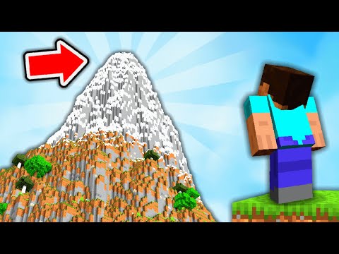 100 Hráčů leze na NEJVYŠŠÍ HORU...