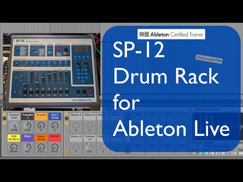 Free Download SP-12 Drum Rack ABLETON ADG-FANTASTiC