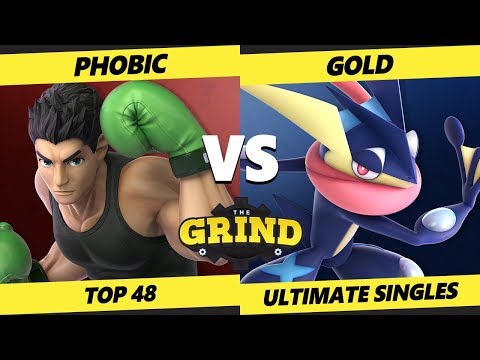 The Grind 116 Top 48 - Gold (Greninja) Vs. Phobic (Little Mac) Smash Ultimate - SSBU