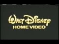 Walt Disney Home Video 1992 RARE VARIANT